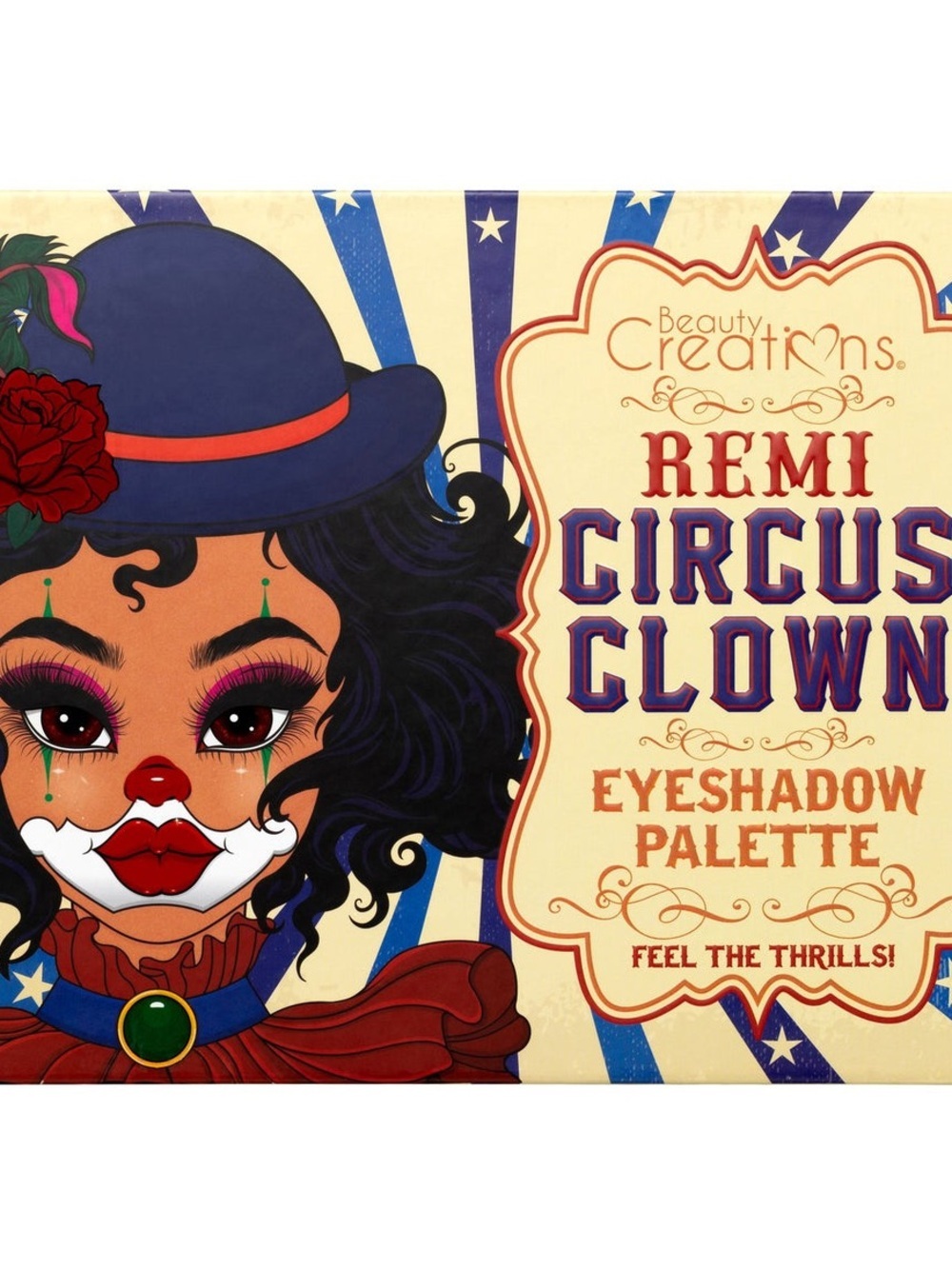 Beauty Creations Remi Circus Clown Eyeshadow Palette - Multicolor